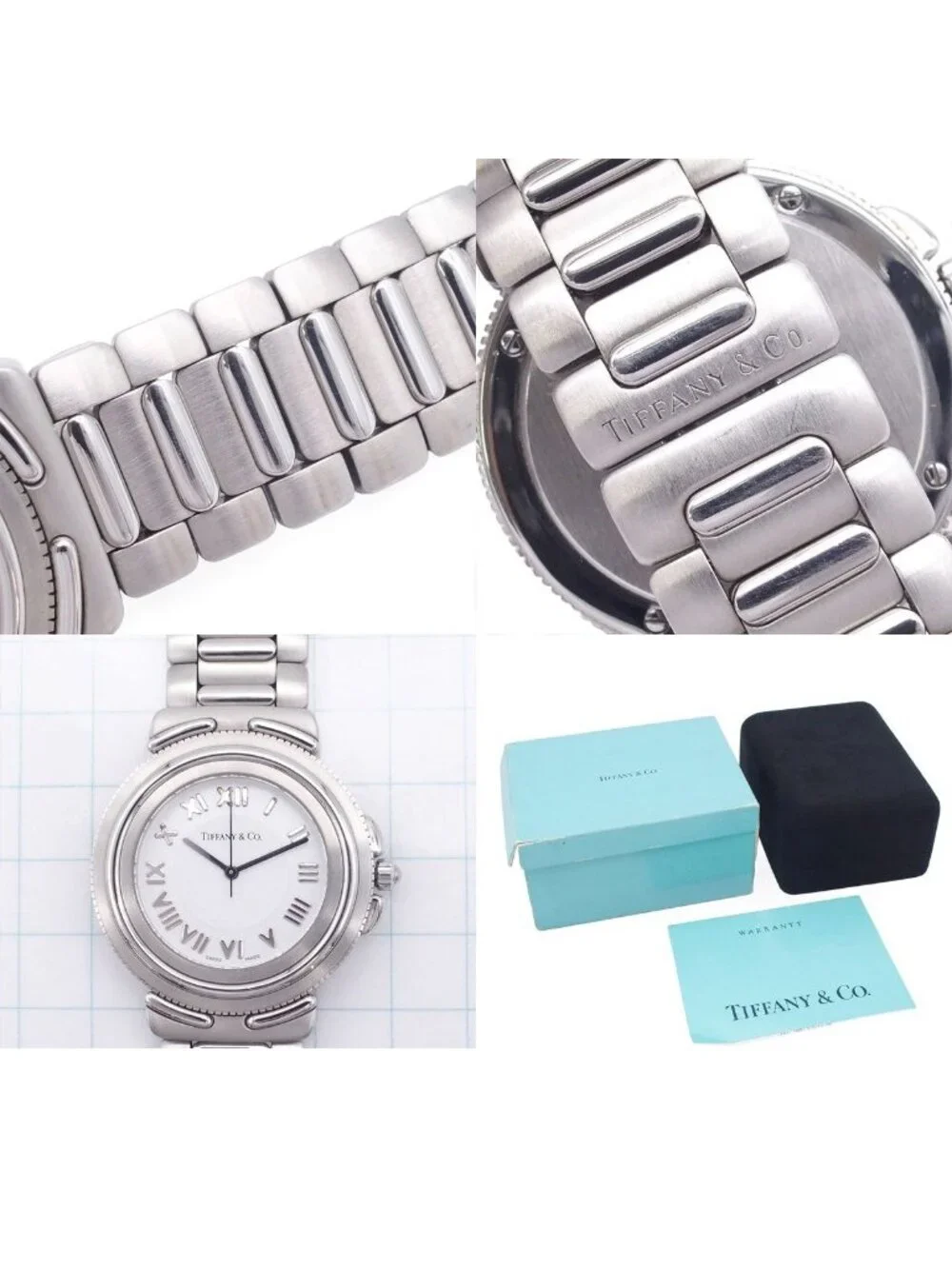 Tiffany & Co Intaglio White Dial SS Watch